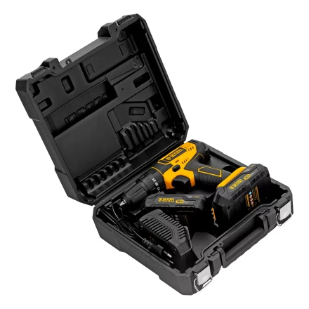 Дрель-шуруповерт аккумуляторная ударная Denzel CID-18-02BM, Li-Ion, 18 В, 2 акк. 26135 купить в Ханты-Мансийске