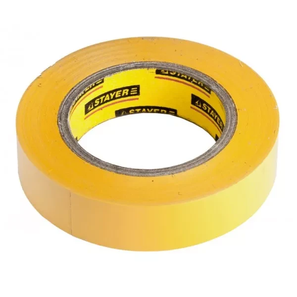 Изолента, STAYER Profi 12292-Y-15-10, ПВХ, на карточке, 15 мм х 10 м х 0,18мм, желтая 12292-Y-15-10 купить в Ханты-Мансийске
