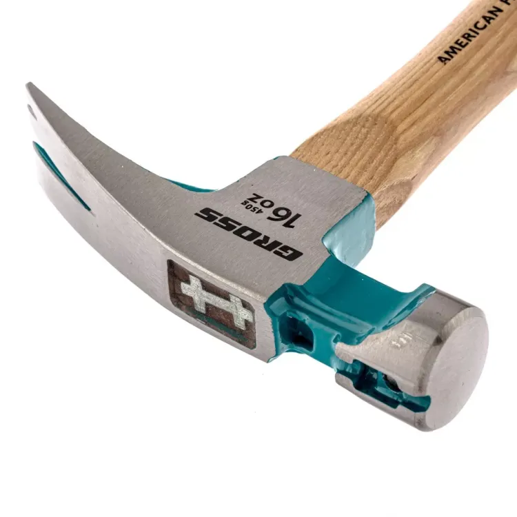 Молоток-гвоздодер с магнитом GROSS AMERICAN HICKORY 450 г угол 45 обрезиненная рукоятка 10415 купить в Ханты-Мансийске