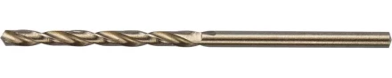 Сверло ЗУБР &quot;ЭКСПЕРТ&quot; КОБАЛЬТ по металлу, цилиндрический хвостовик, быстрорежущая сталь Р6М5К5, класс точн. А1, 2,5х57мм 4-29626-057-2.5 купить в Ханты-Мансийске