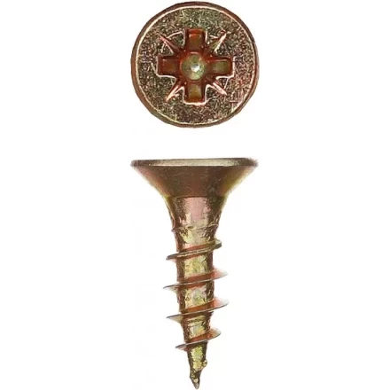 Шурупы ЗУБР &quot;МАСТЕР&quot; по дереву желтопассивированные, 3.0x12мм, 90шт 300396-30-012 купить в Ханты-Мансийске