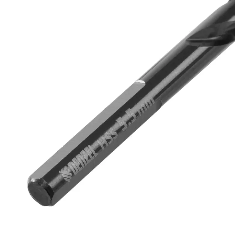 Сверло по металлу, 5,5 мм, HSS-Tin, Golden Tip, 10 шт. Denzel 717214 купить в Ханты-Мансийске
