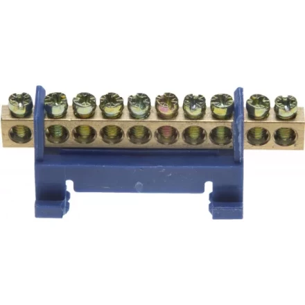 Шина СВЕТОЗАР нулевая, в изоляц оболочке, 6х9мм, 12 полюсов, макс. ток 100А 49805-12 купить в Ханты-Мансийске