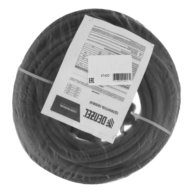 Удлинитель-шнур силовой Denzel Top Series 37420, КГТТ, 20м, 1 розетка, 3 x 1,5 мм, 3 м купить в Ханты-Мансийске