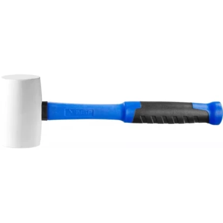 Киянка ЗУБР &quot;ПРОФЕССИОНАЛ&quot; резиновая белая, с фиберглассовой ручкой, 680г 20531-680_z02 купить в Ханты-Мансийске