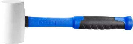 Киянка ЗУБР &quot;ПРОФЕССИОНАЛ&quot; резиновая белая, с фиберглассовой ручкой, 680г 20531-680_z02 купить в Ханты-Мансийске