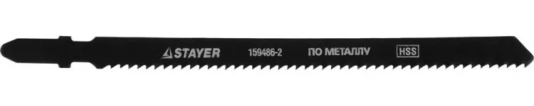Полотна STAYER "STANDARD", T318B, для эл.лобзиков, HSS, по цв. мeт, фрезер.развед, тонколист сталь, EU, T318B, 110/2мм, 2шт 159486-2 купить в Ханты-Мансийске