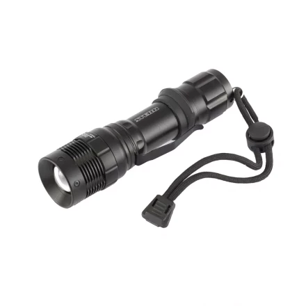 Фонарь 3 W CREE LED зум 3 режима 100% - 50% - стробоскоп клипса ремешок 160 Лм 200 м 3хААА Stern 90582 купить в Ханты-Мансийске