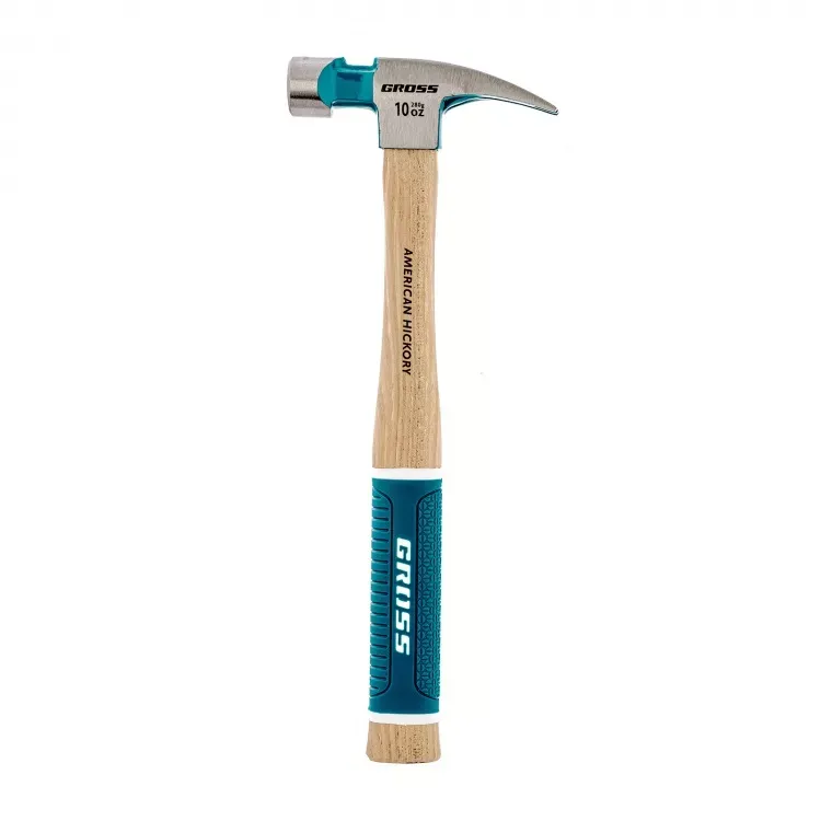 Молоток-гвоздодер с магнитом GROSS AMERICAN HICKORY 280 г угол 75 обрезиненная рукоятка 10417 купить в Ханты-Мансийске