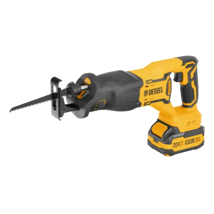 Пила сабельная аккумуляторная бесщет. RS-250, Li-Ion, 20 В // Denzel 28802 купить в Ханты-Мансийске