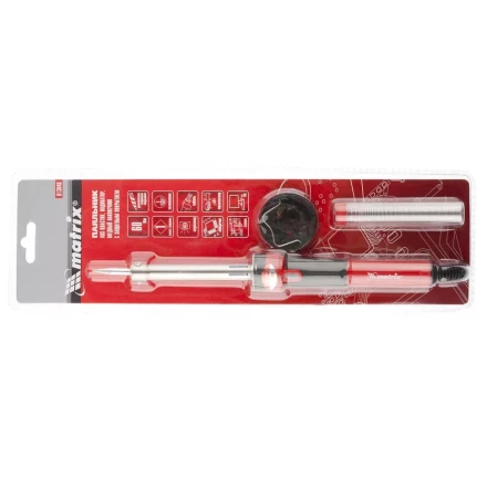 Паяльник,пл.ABS класс защиты 1 индикатор,медный наконеч. с долговеч. покрытием,220В,30W MTX 9130439 купить в Ханты-Мансийске