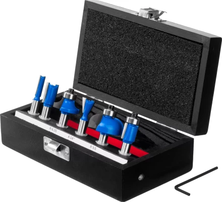 ЗУБР 6 шт, набор профильных фрез по дереву, Профессионал (28795-H6) купить в Ханты-Мансийске