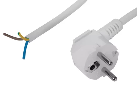 Шнур СВЕТОЗАР с вилкой соединительный для электроприборов, 2 м, 3600 Вт, 3*0.75кв.мм SV-55143-2 купить в Ханты-Мансийске