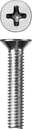 Винт ЗУБР &quot;МАСТЕР&quot; DIN 965, класс прочности 4.8, оцинкованный, M6x30мм, 5кг 303110-06-030 купить в Ханты-Мансийске