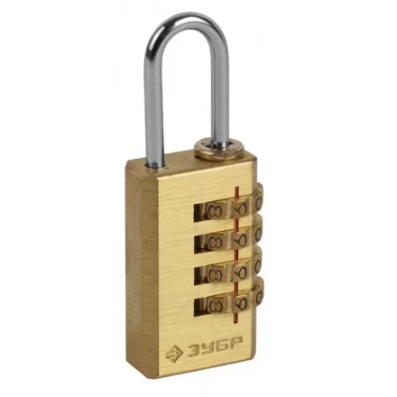 Замок ЗУБР &quot;ЭКСПЕРТ&quot; навесной мини, кодовый, 4 диска 37118-2_z01 купить в Ханты-Мансийске
