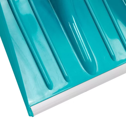 Лопата для уборки снега Palisad 61677, полипропилен, 365х450х1355 мм, алюминиевый черенок, усиленная, LUXE купить в Ханты-Мансийске