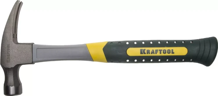 Молоток-гвоздодер RIP 450 г с фиберглассовой рукояткой, KRAFTOOL 20281-450 20281-450 купить в Ханты-Мансийске