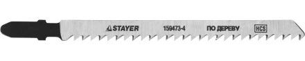 Полотна STAYER "STANDARD", T301CD, для эл.лобзиков, HCS, по дереву, фанере, ДВП, ДСП, быстр точный рез, EU-хвост., 100/4мм, 2шт 159473-4 купить в Ханты-Мансийске