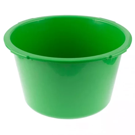 Таз круглый строительныйй зеленый 30 л Россия Сибртех 81456 купить в Ханты-Мансийске