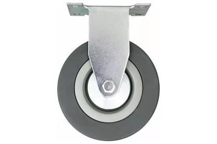 Аппаратное неповоротное колесо HITCH 75*20 резина серая FCg92 (SZ084846) купить в Ханты-Мансийске