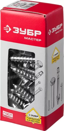 Шурупы ЗУБР &quot;МАСТЕР&quot; с шестигранной головкой, оцинкованные, 10x50мм, 45шт 4-300451-10-050 купить в Ханты-Мансийске