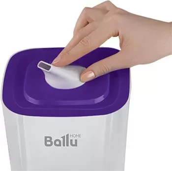 Увлажнитель ультразвуковой BALLU UHB-205 белый/фиолетовый купить в Ханты-Мансийске
