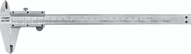 ЗУБР ШЦ-1-200, 200 мм, стальной штангенциркуль, Профессионал (34514-200) купить в Ханты-Мансийске