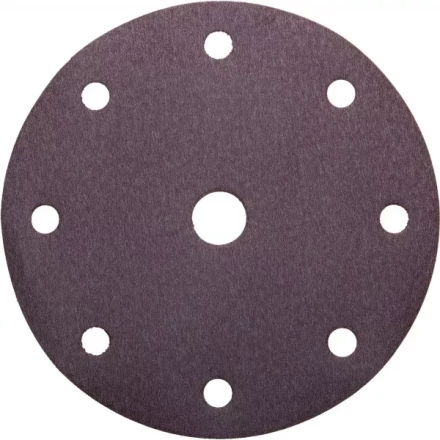 Круг шлифовальный URAGAN &quot;Универсальный водостойкий с покрытием стеарата цинка&quot; на липучке, 9 отв., P240, 150мм, 5шт 907-44114-240-05 купить в Ханты-Мансийске