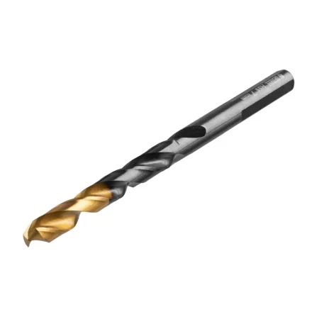 Сверло по металлу, 7 мм, HSS-Tin, Golden Tip, 10 шт. Denzel 717217 купить в Ханты-Мансийске