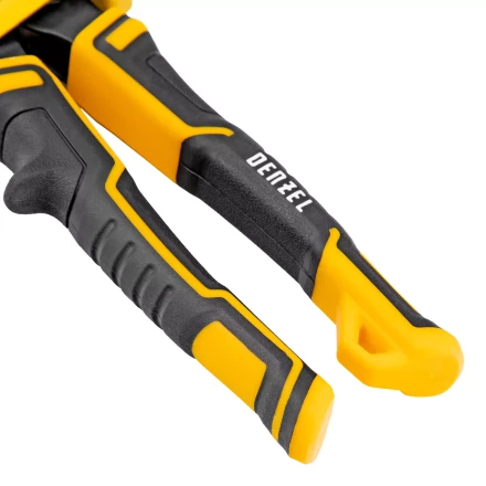 Ножницы по металлу, 315 мм Denzel 78373, прямой проходной рез, сталь-CrMo, трехкомпонентные рукоятки купить в Ханты-Мансийске