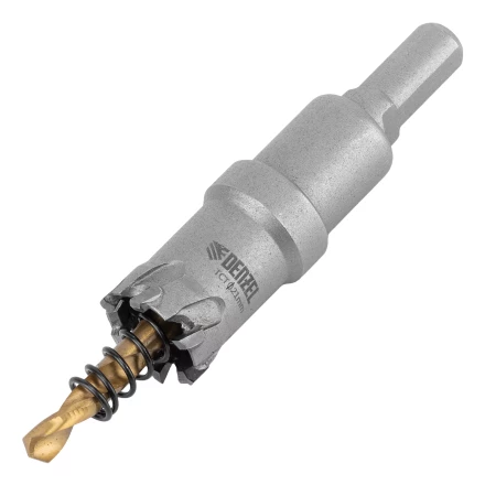 Коронка по металлу твердосплавная, 21 мм Denzel 724003 купить в Ханты-Мансийске