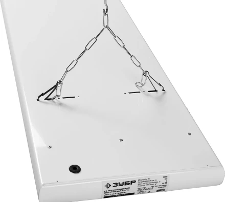 Обогреватель ЗУБР "МАСТЕР" инфракрасный, рифлёная панель, потолочный, закрытого типа, ТЭН, 2,0кВт, 3,0 м, 220В ИКО-К3-2000 купить в Ханты-Мансийске