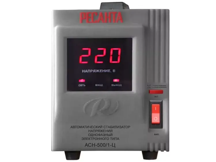 Стабилизатор РЕСАНТА АСН-500/1-Ц купить в Ханты-Мансийске