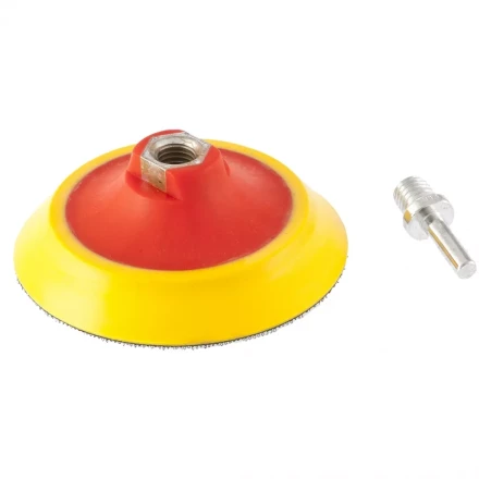 Насадка для дрели и УШМ с липучкой 115 мм мягкая MATRIX артикул 76211 купить в Ханты-Мансийске