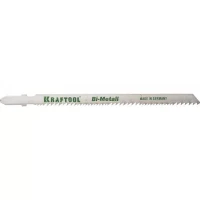 Полотна KRAFTOOL, T345XF, для эл/лобзика, Bi-Metall,универ.: по нерж.стали, дереву с гвоздями, EU-хвост., шаг 1,8-2,5мм, 110мм, 2шт 159505-U
