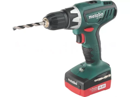 Дрель-шуруповерт аккумуляторный Metabo BS 14,4 Li в кейсе патрон до 10 мм купить в Ханты-Мансийске