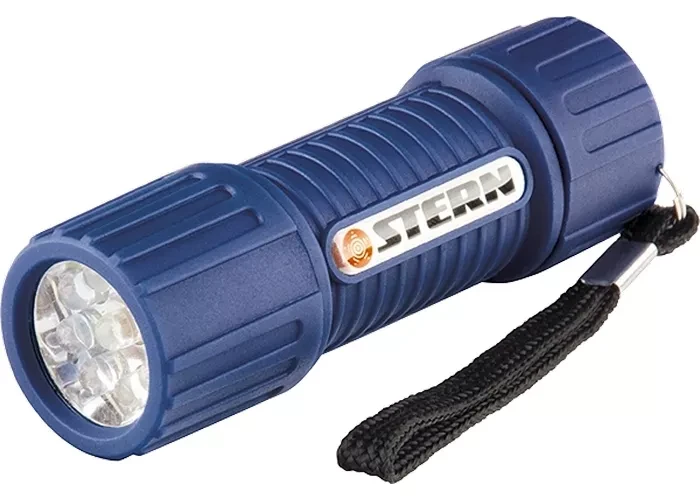 Фонарь светодиодный, серый корпус с мягким покрытие, 9Led, 3хААА, Stern 90512 купить в Ханты-Мансийске