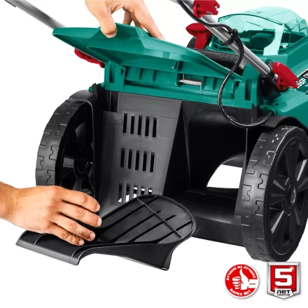 ЗУБР С1-18, 36 В, 43 см, без АКБ, бесщеточная газонокосилка (ГКЛ-4336) купить в Ханты-Мансийске