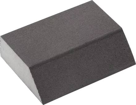 Губка шлифовальная ЗУБР &quot;МАСТЕР&quot; четырехсторонняя угловая, средняя жесткость, Р320, 100х68х42х26мм 35613-320 купить в Ханты-Мансийске