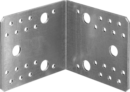 ЗУБР УК-2.5, 90 x 105 x 105 x 2.5 мм, цинк, крепежный уголок (31012-105) купить в Ханты-Мансийске
