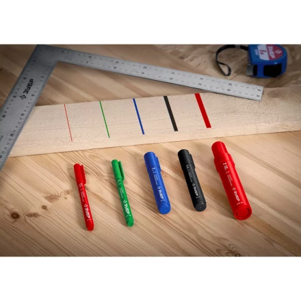 ЗУБР МП-1000К чёрный, 2-10 мм, клиновидный перманентный маркер (06333-2) купить в Ханты-Мансийске