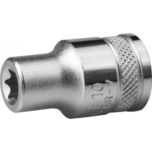 Торцовая головка KRAFTOOL "INDUSTRIE QUALITAT", Cr-V, внешний TORX, хромосатинированная, 1/2", Е 10 27810-10_z01 купить в Ханты-Мансийске