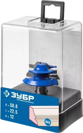 ЗУБР 50.8 x 22 мм, фреза кромочная для углового сращивания, Профессионал (28724-50.8) купить в Ханты-Мансийске