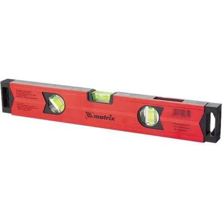 Уровень алюминиевый магнитный 1800 мм фрезерованный 3 глазка 1 зеркальный усиленный MTX 347189 купить в Ханты-Мансийске