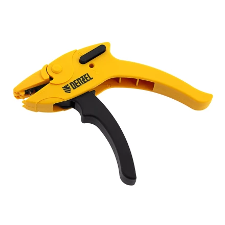 Щипцы для зачистки электропроводов, сечением 0,2-6 мм2, функция обрезания проводов Denzel 17741 купить в Ханты-Мансийске