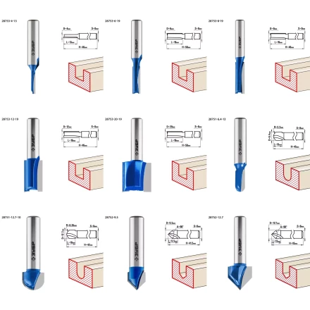 ЗУБР 26 шт, набор профильных фрез по дереву, Профессионал (28796-H26) купить в Ханты-Мансийске