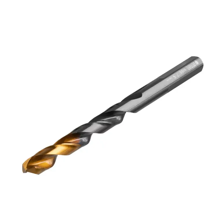 Сверло по металлу, 7,5 мм, HSS-Tin, Golden Tip, 8 шт. Denzel 717218 купить в Ханты-Мансийске