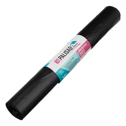 Пакеты для мусора Palisad 200 л x 10 шт., ПВД особопрочные черные, длинный ролик, Home 927295 купить в Ханты-Мансийске