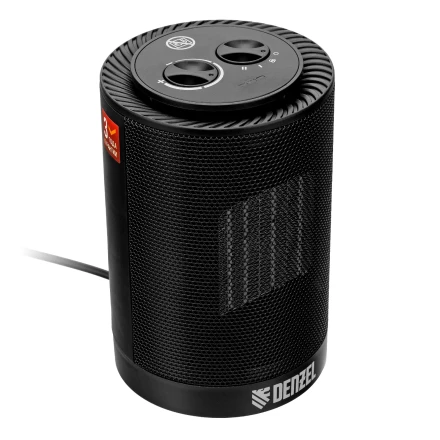 Тепловентилятор керамический Denzel DTFC-1200S, вращение, 3 реж., вент., нагрев 600/1200 Вт 96411 купить в Ханты-Мансийске