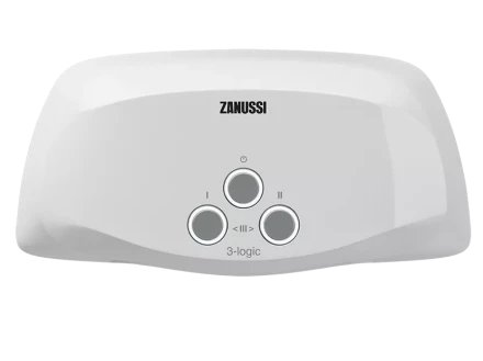Водонагреватель проточный ZANUSSI 3-logic 6.5 TS душ и кран купить в Ханты-Мансийске